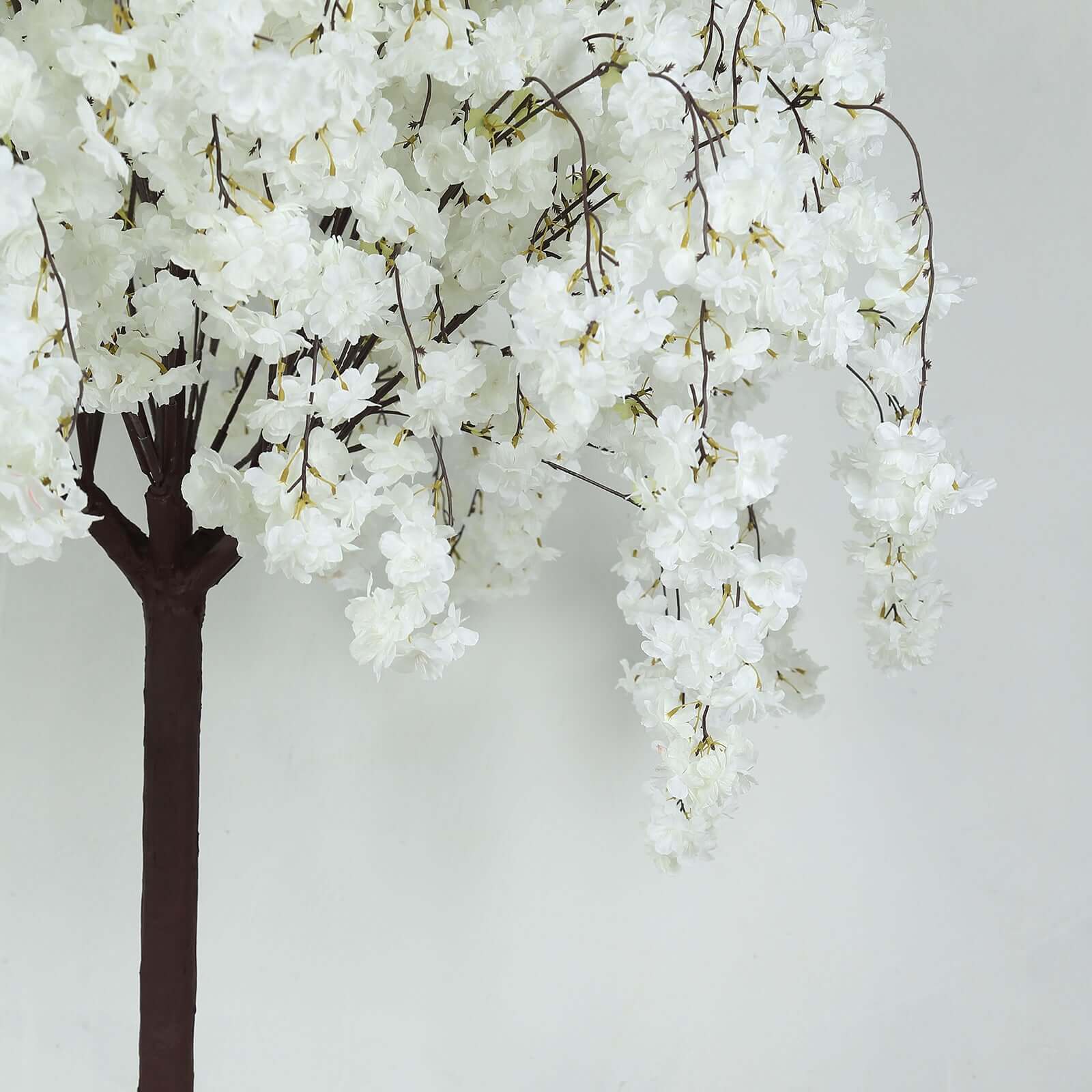 Silk Artificial Cherry Blossom Tree White for Gardens Parties & Receptions 5ft