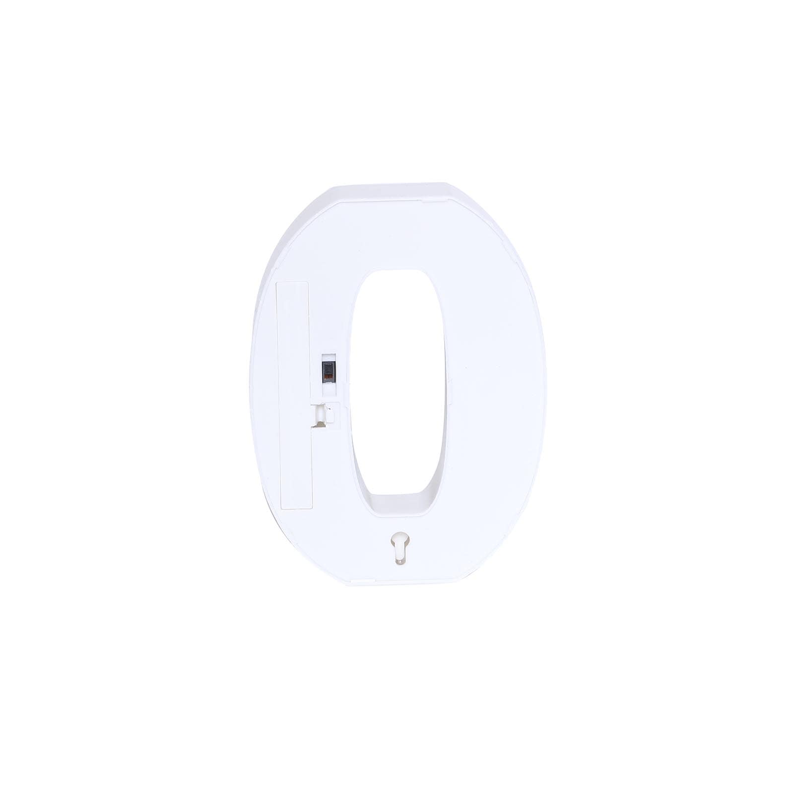 3D Marquee Letter "O" Warm White 6 LED Lights Gold - Chic Light-Up Decor for Events 6"