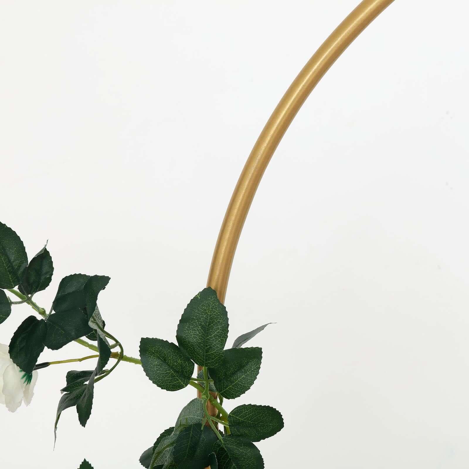 28" Gold Heavy Duty Metal Hoop Wreath, Floral Hoop