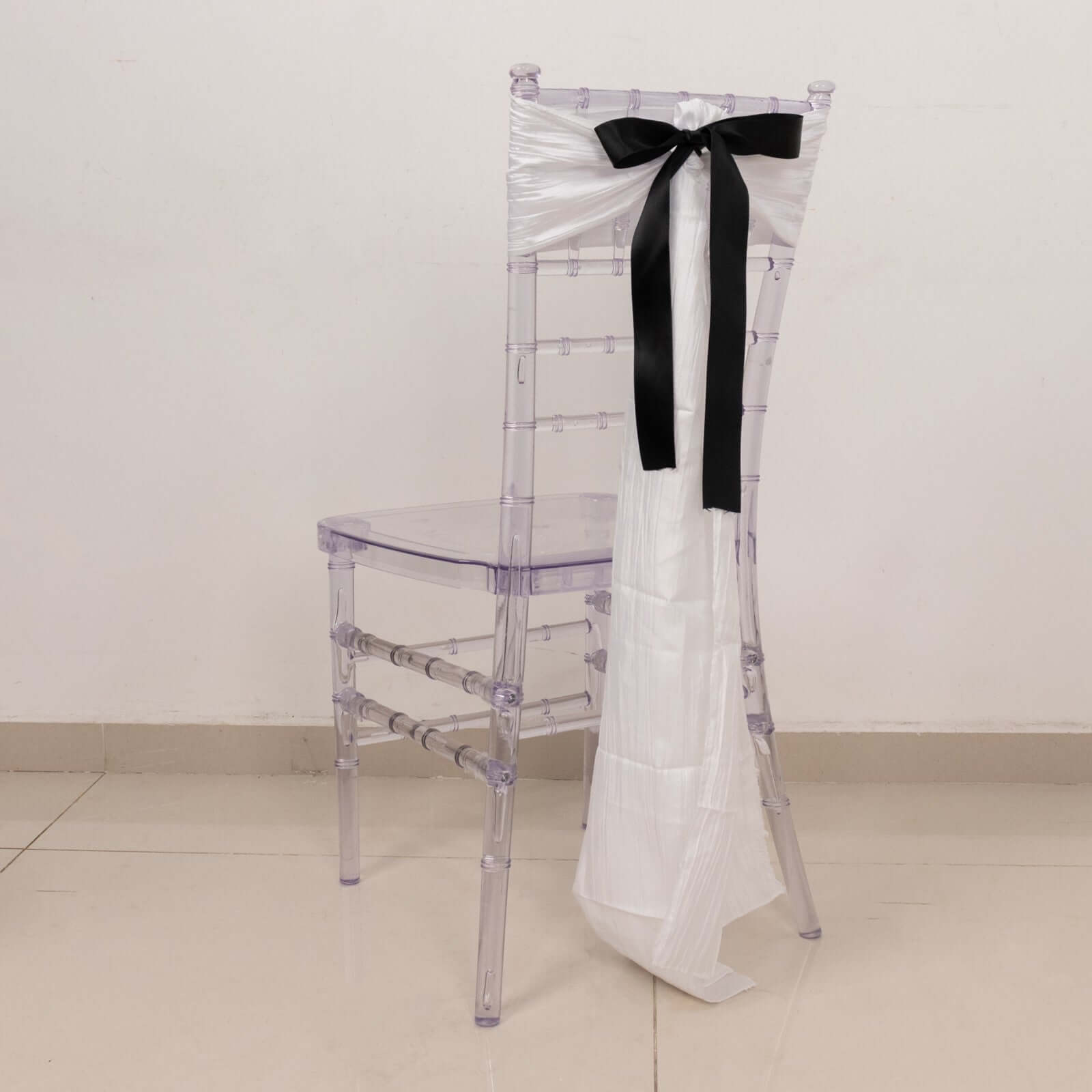 50 Yards 1.5" Black Single Face Decorative Satin Ribbon