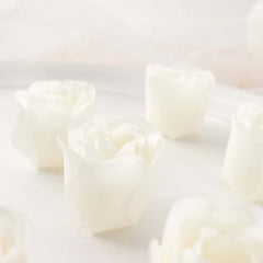 4 Pack 24 Pcs White Scented Rose Soap Heart Shaped Party Favors With Gift Boxes And Ribbon