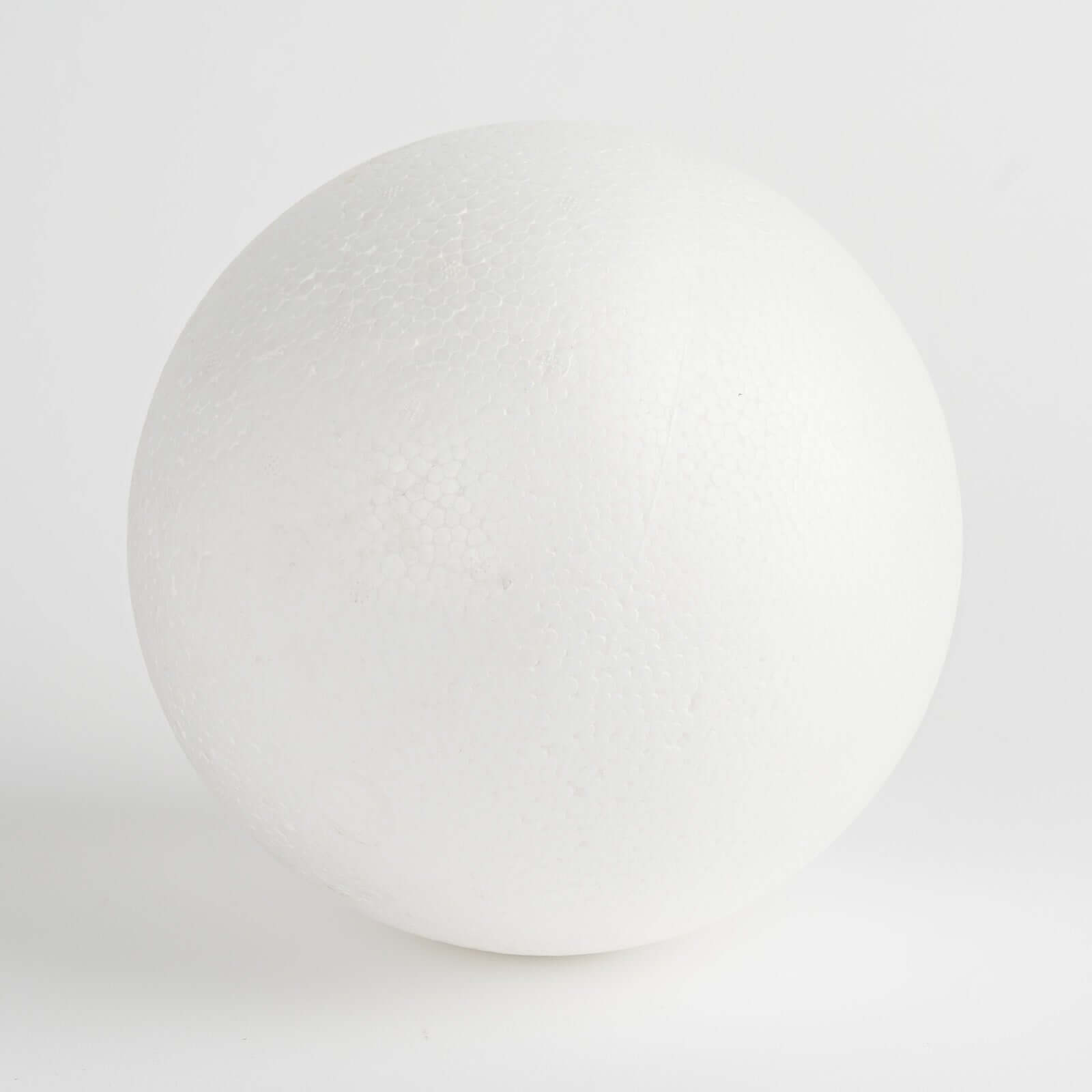 4 Pack 8” White StyroFoam Foam Balls For Arts, Crafts and DIY