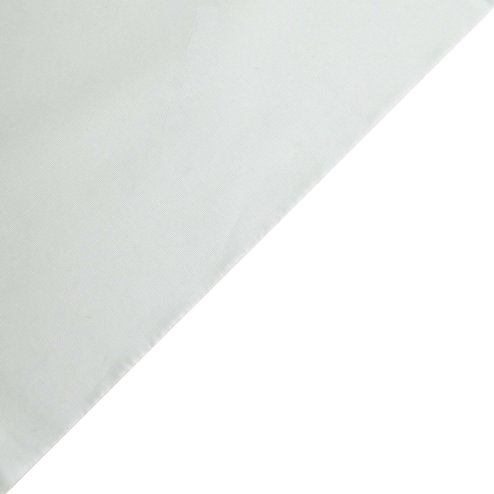 5-Pack Plastic Table Covers White Rectangle - Reliable PVC Disposable Covers for Gatherings 54"x108"