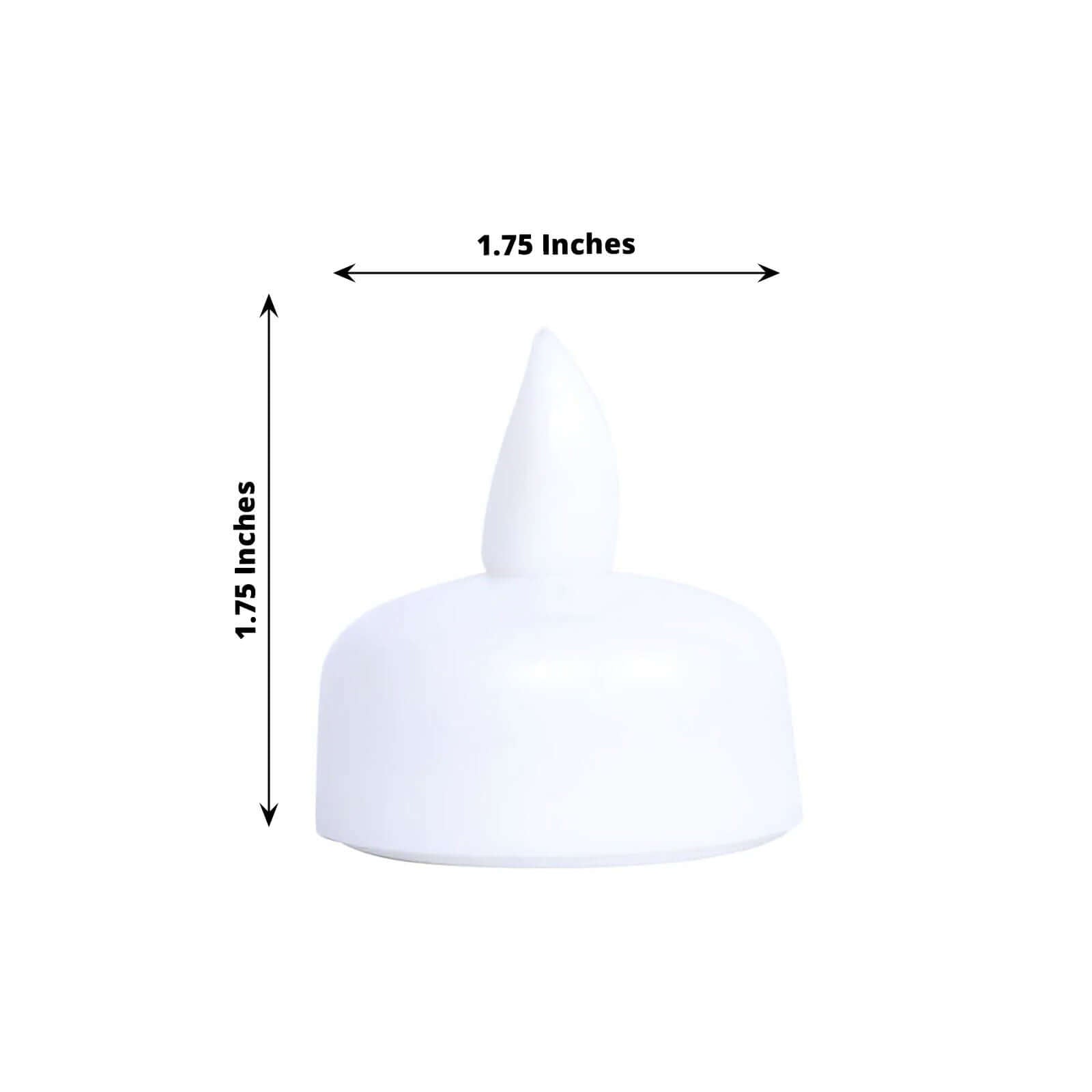 12-Pack Tealight Candles Flameless Design Cool White - Waterproof Floating LED Lighting