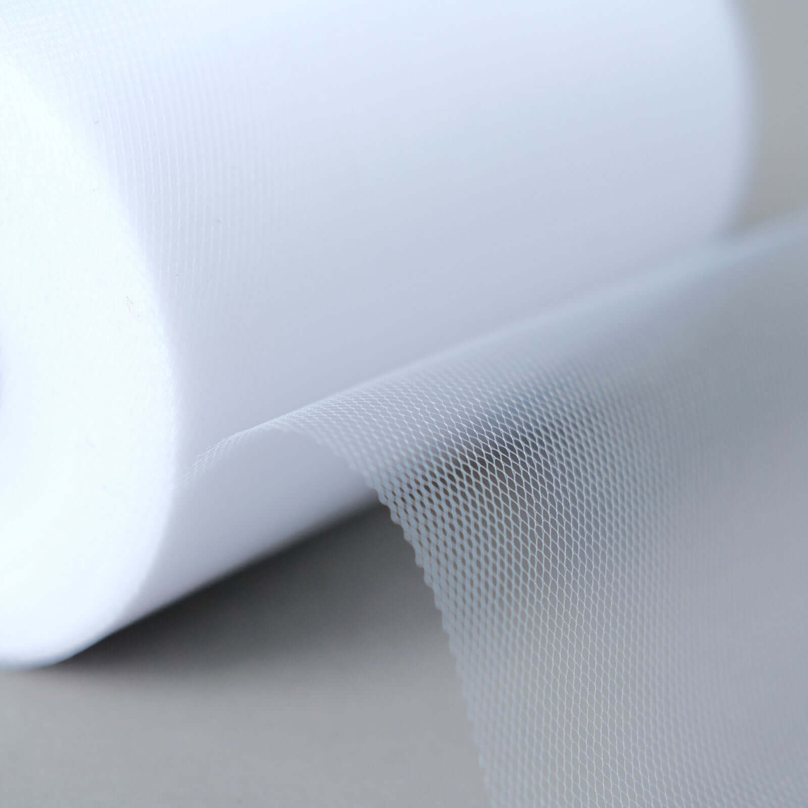 6"x100 Yards White Tulle Fabric Bolt, Sheer Fabric Spool Roll For Crafts