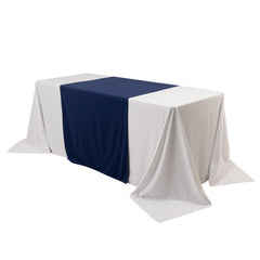 Wide Premium Polyester 36"x72" Table Runner Navy Blue - Sublimation Printable Banner