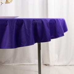 Scuba Round 70" Tablecloth Purple - Wrinkle Free & Stain Resistant Table Cover