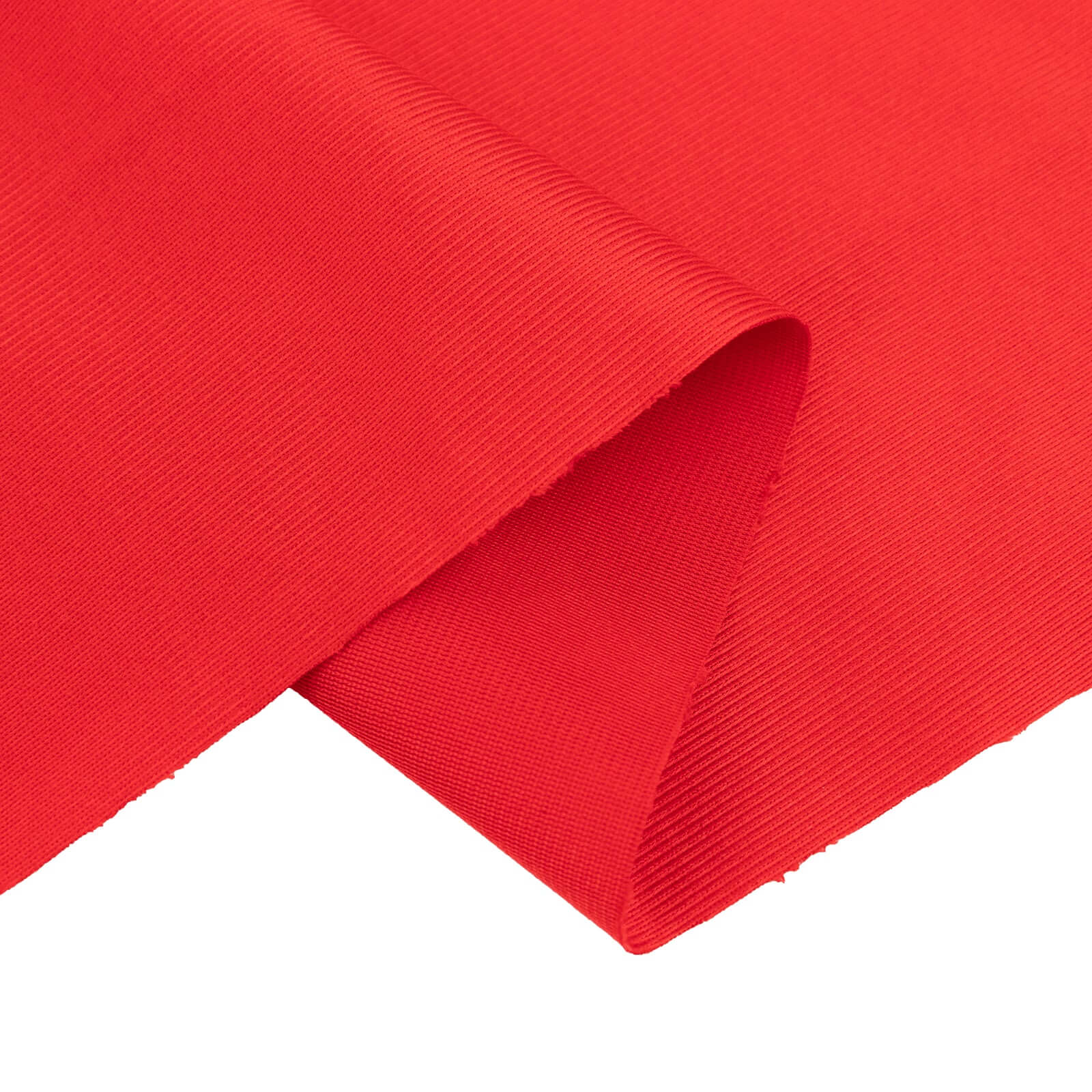 Red Scuba Polyester Fabric Roll, Wrinkle Free DIY Craft Fabric Bolt- 60"x10 Yards