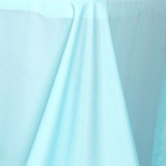 Polyester 90"x156" Rectangle Tablecloth Light Blue - Seamless Wrinkle-Resistant Table Cover
